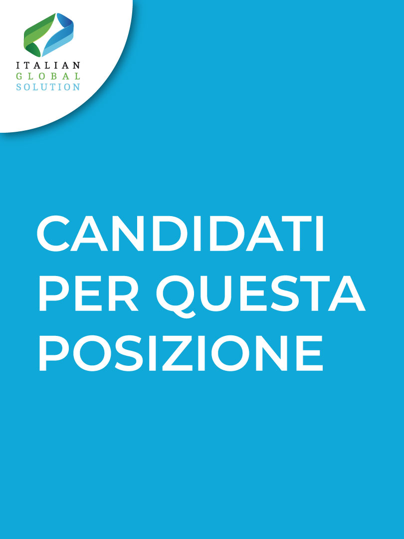 Candidati per questa posizione